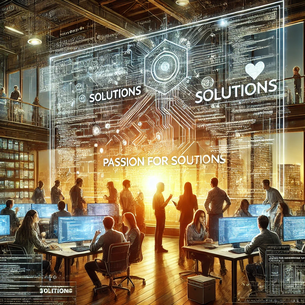 Developers with passion for solutions. 2 developers with-passion for solutions